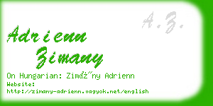 adrienn zimany business card